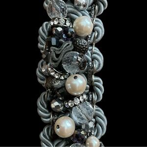 💖 Italian Braided Silk Statement Bracelet 💖